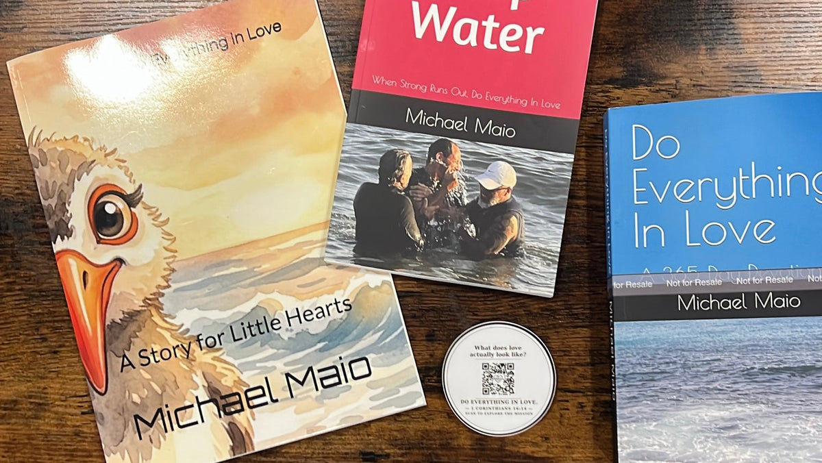 Deep Water Christian book about faith and hitting rock bottom by Michael Maio