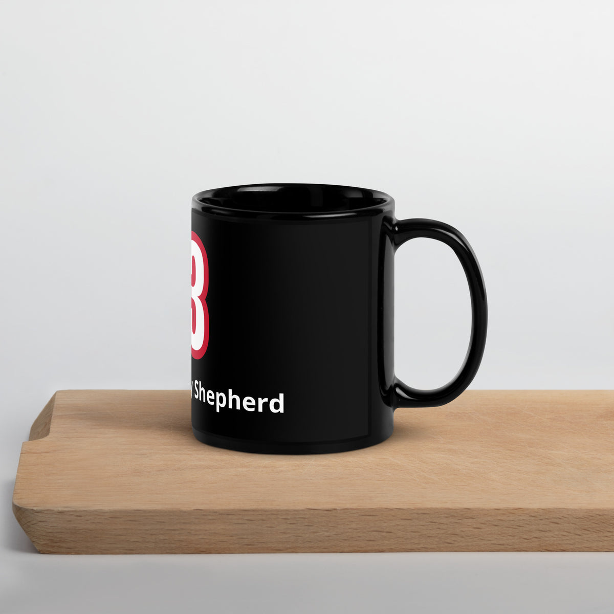 Psalm 23 mug side view The Lord Is My Shepherd Christian gift by Love1614