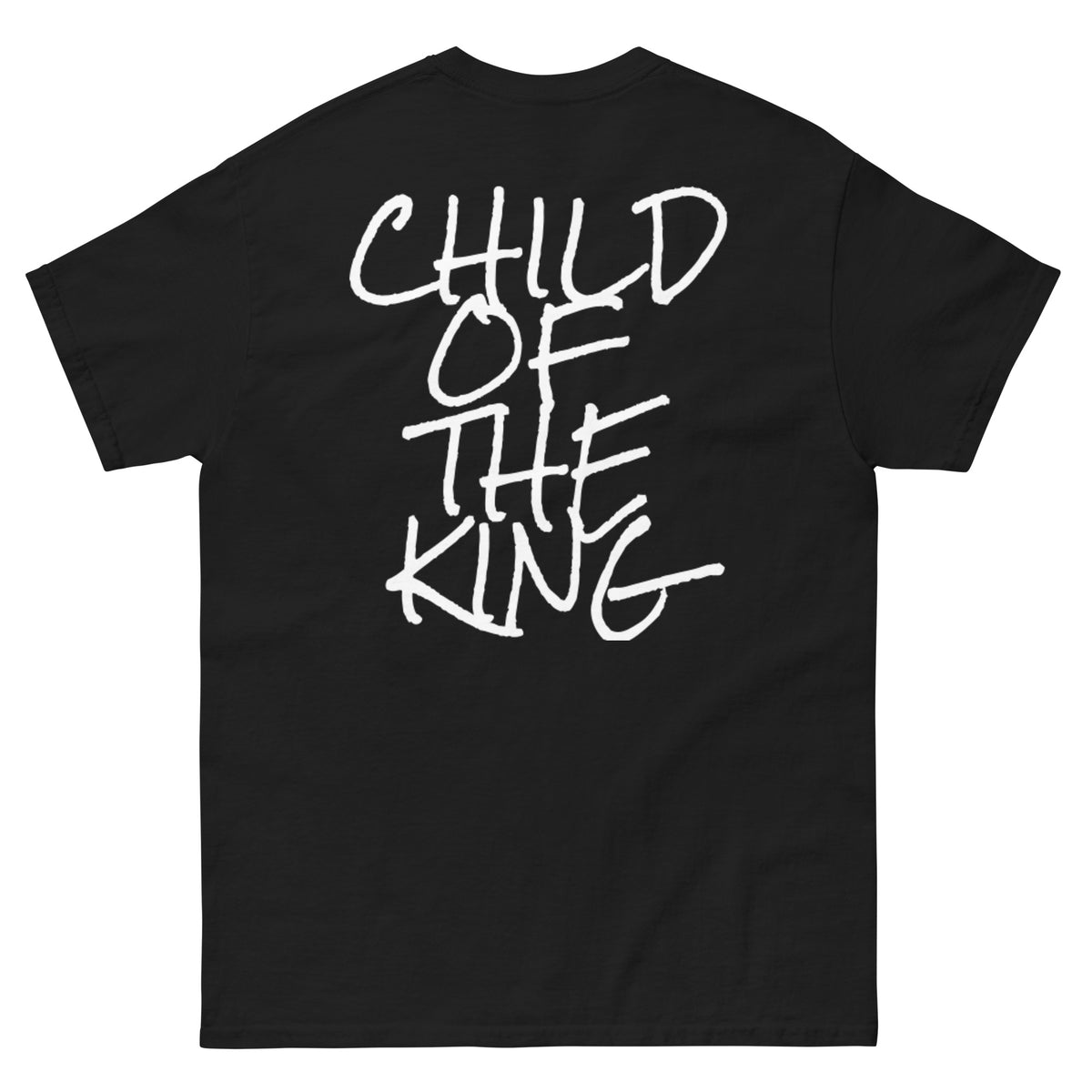 Child of the King faith tee front and back by Love1614