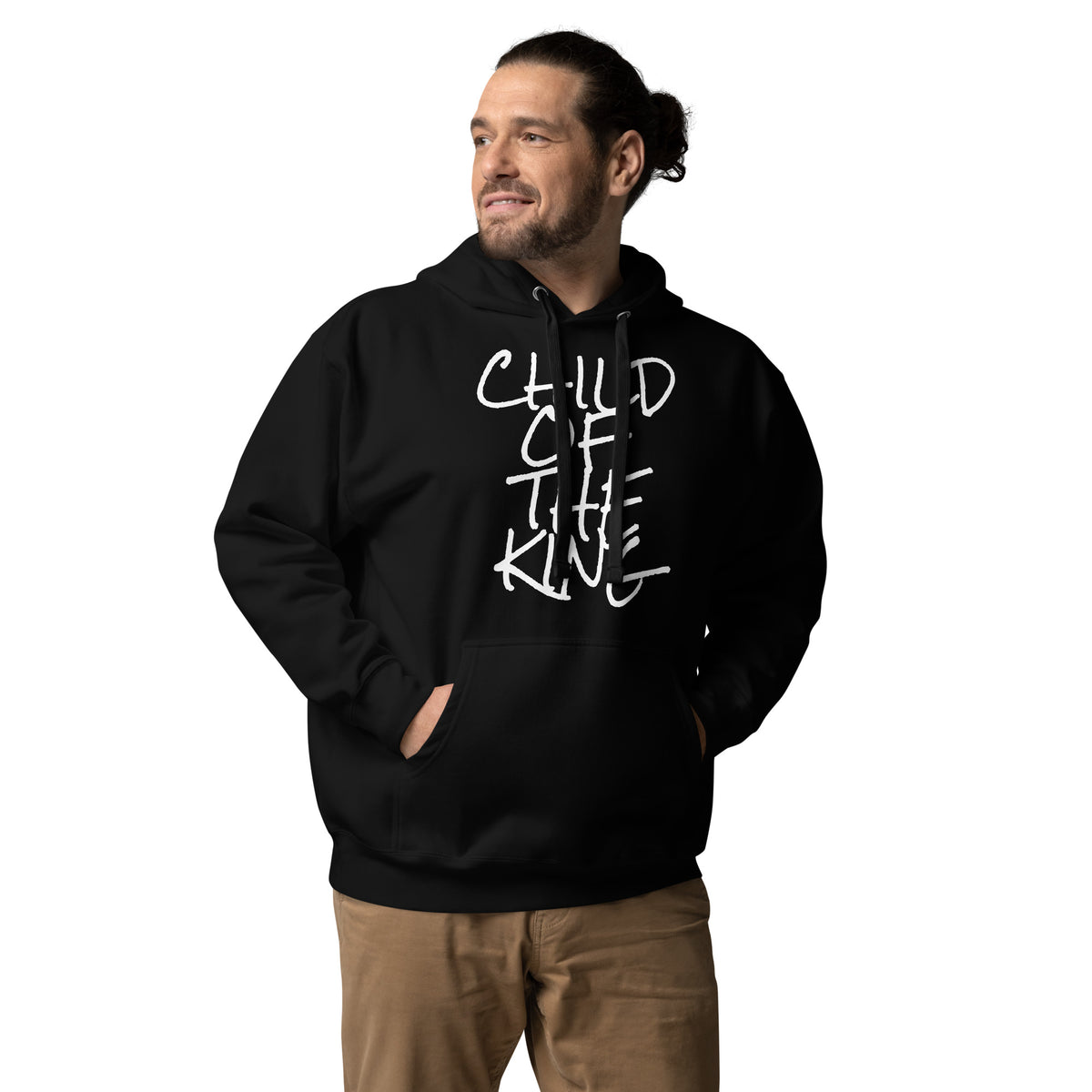 Man wearing Child of the King Christian hoodie from Love1614